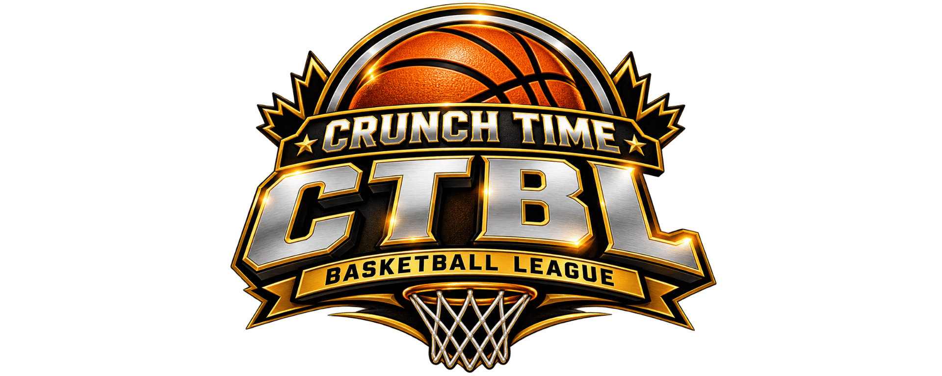 Crunch Time Basketball Logo